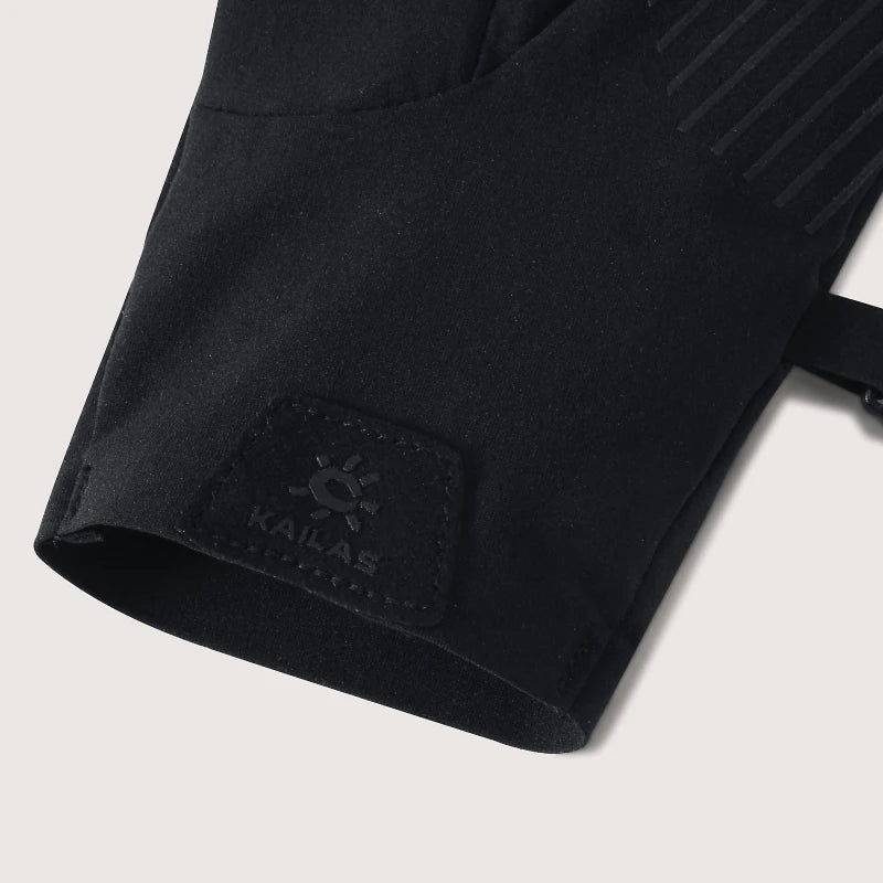 Kailas FUGA Trail Running Gloves Unisex-Color-Deep Black/Moonrock Gray
