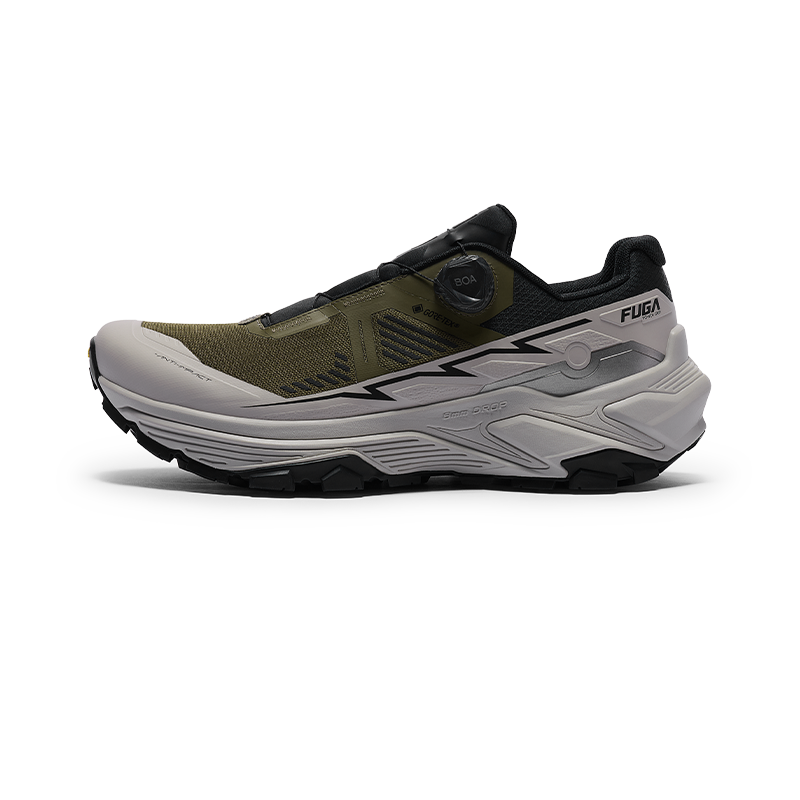 Kailas Fuga EX 3 GTX BOA Waterproof Trail Running Shoes Men's-Color-Weathered Earth Gray