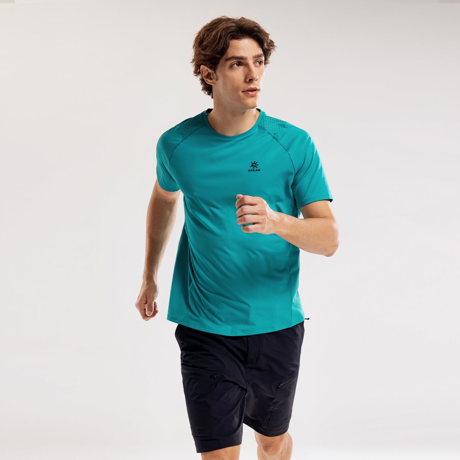 KAILAS Crew Neck Short Sleeve Functional T-Shirt Men's