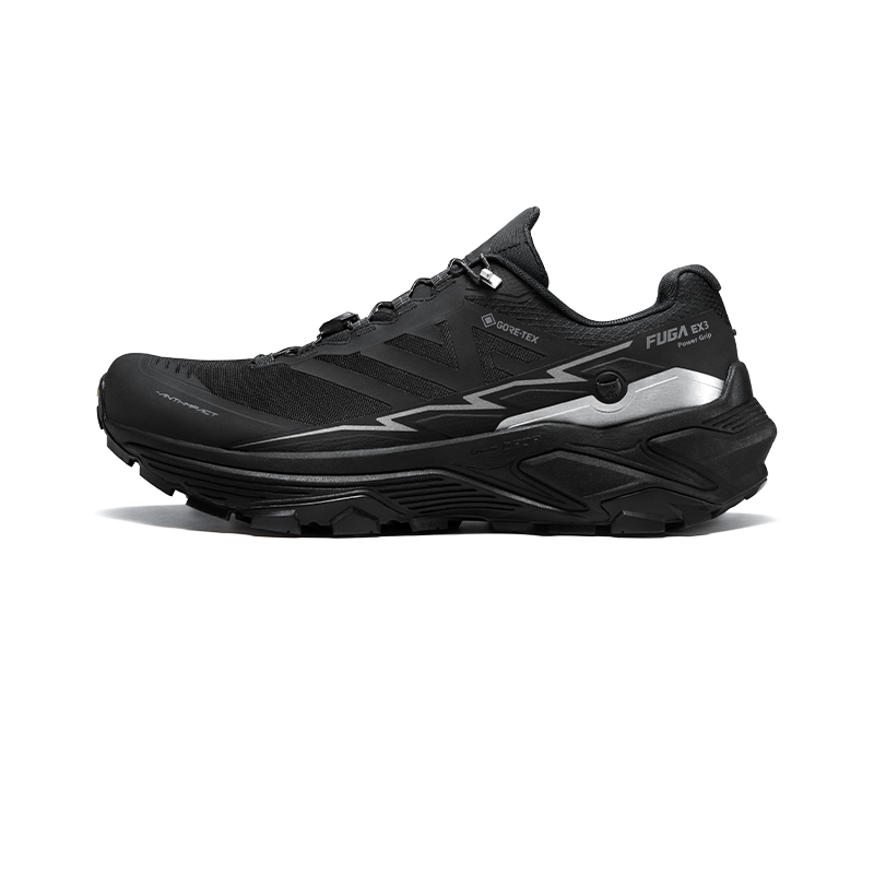 Kailas Fuga EX 3 GTX Waterproof Trail Running Shoes Men's-Color-Black