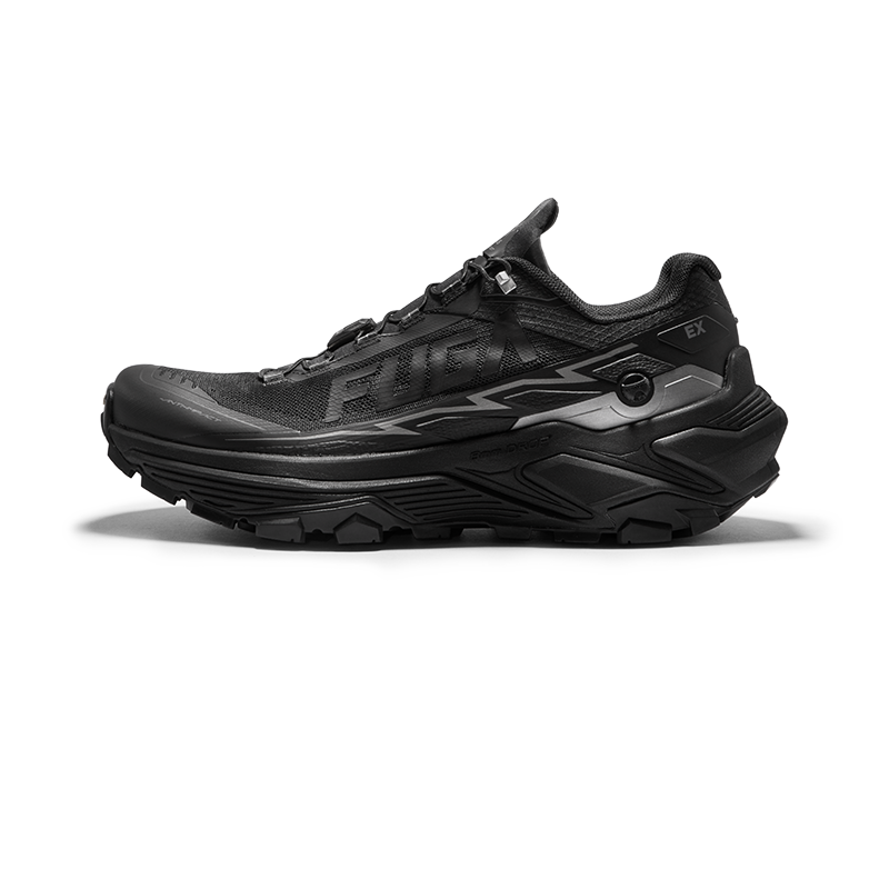 New Kailas FUGA EX 3 Trail Running Shoes Men's-Color-Ink Black