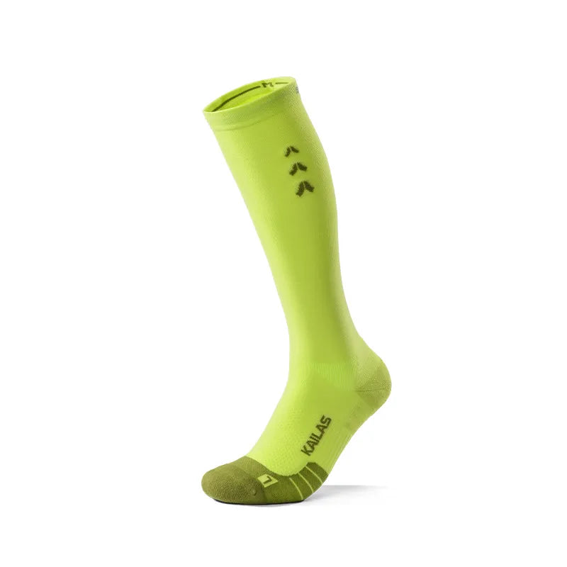 Kailas FUGA High-Cut Trail Running Socks Unisex-Color-Vibrant Green