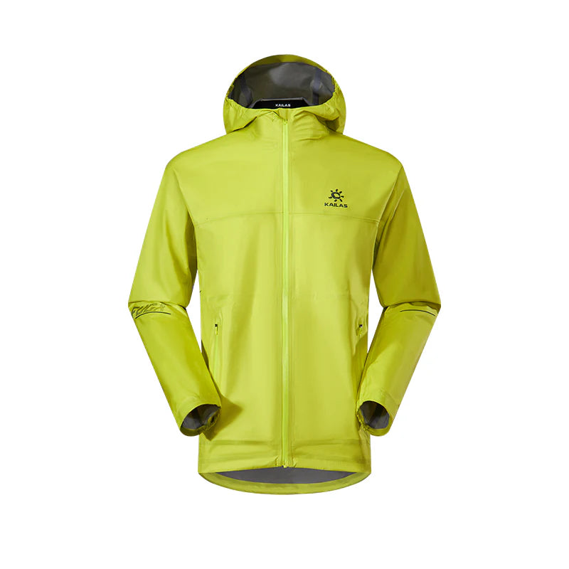 Kailas AERO 1800 Trail Running Waterproof Jacket Men's-Color-Vibrant Green
