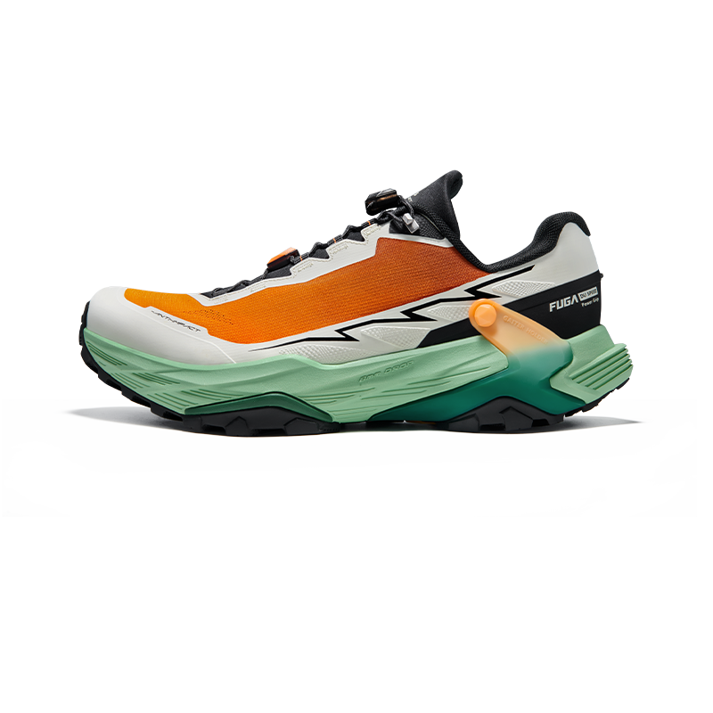 Kailas FUGA DU SPEED LOW Trail Running Shoes Men's-Color-orange