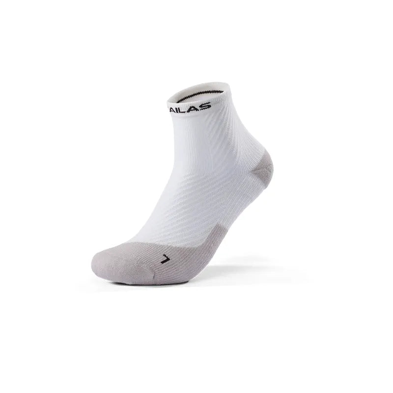 Kailas FUGA Low-Cut Trekking Socks (2-Pack) Unisex-Color-Light Mist White/Cypress