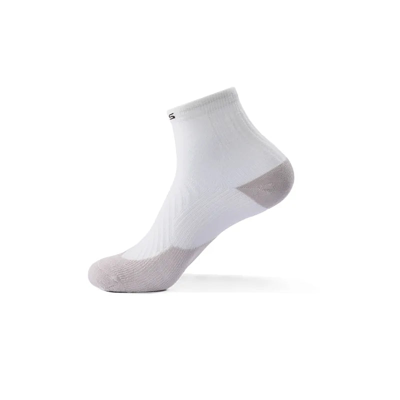Kailas FUGA Low-Cut Trekking Socks (2-Pack) Unisex-Color-Light Mist White/Cypress