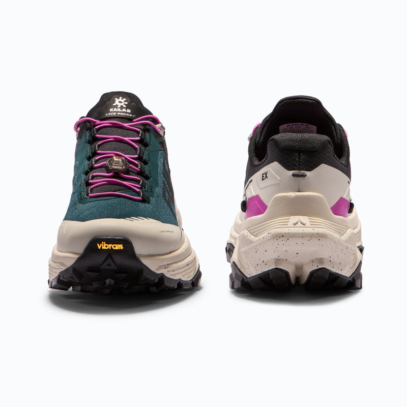 New Kailas FUGA EX 3 Trail Running Shoes Women's-Color-Sea Stone Green