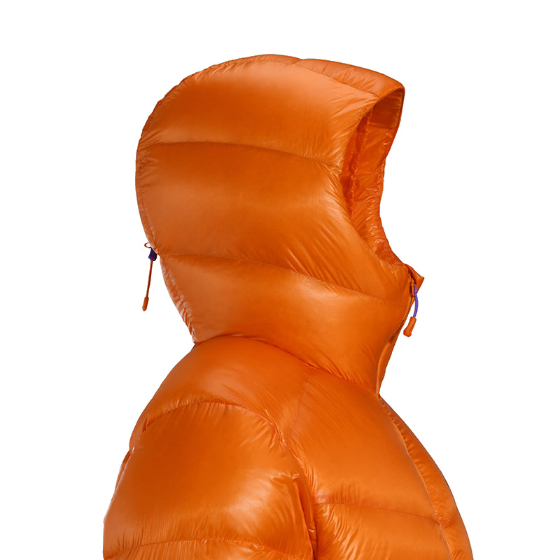 New Kailas 5000GT Alpine 1000FP Hooded Down Jacket Unisex-Color-Tropic Orange