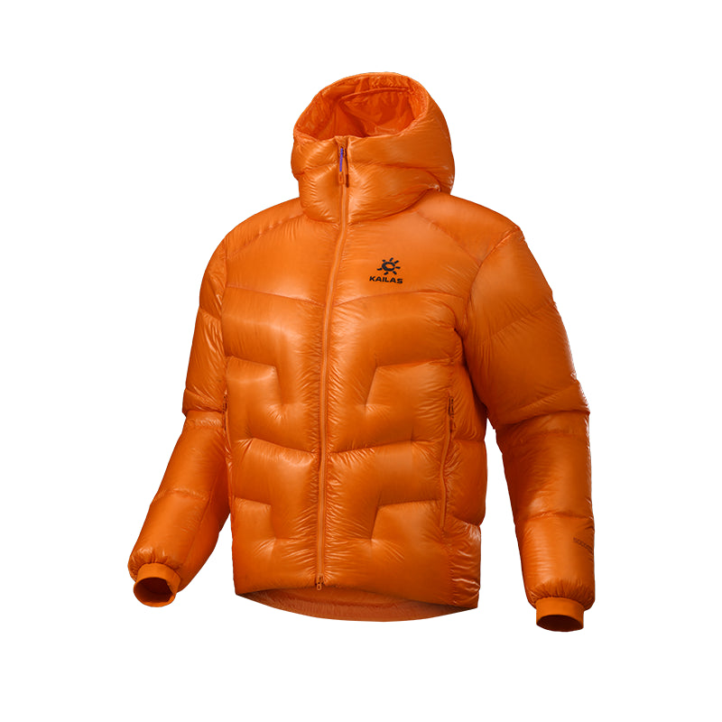 New Kailas 5000GT Alpine 1000FP Hooded Down Jacket Unisex-Color-Tropic Orange
