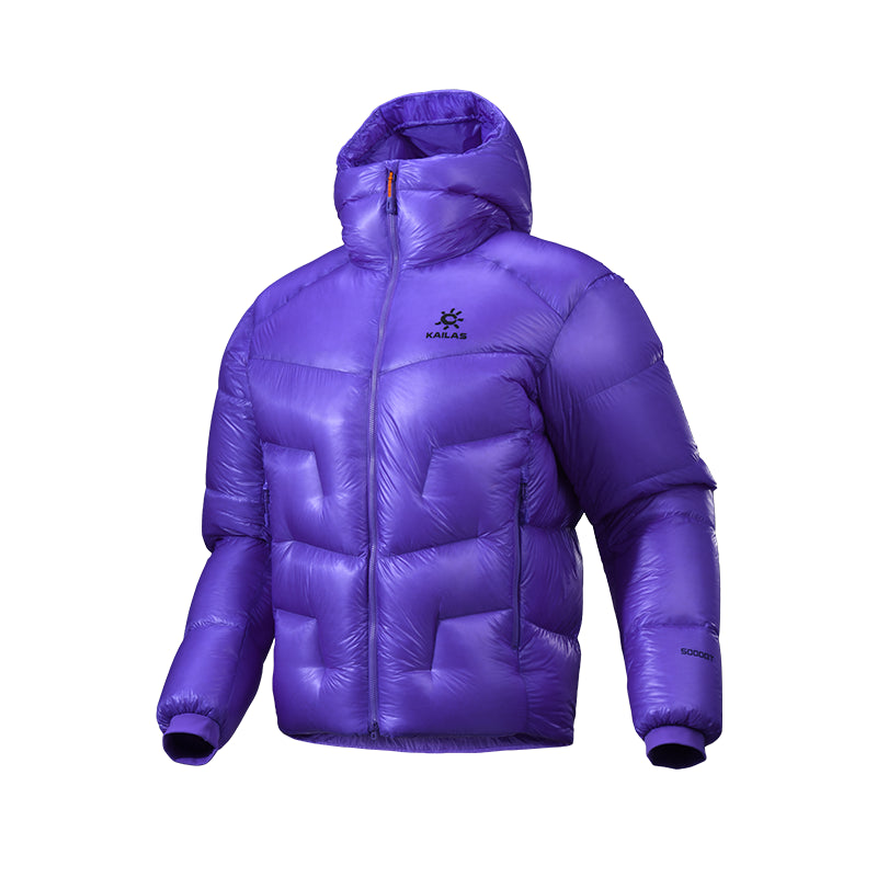 New Kailas 5000GT Alpine 1000FP Hooded Down Jacket Unisex-Color-Lightning Purple