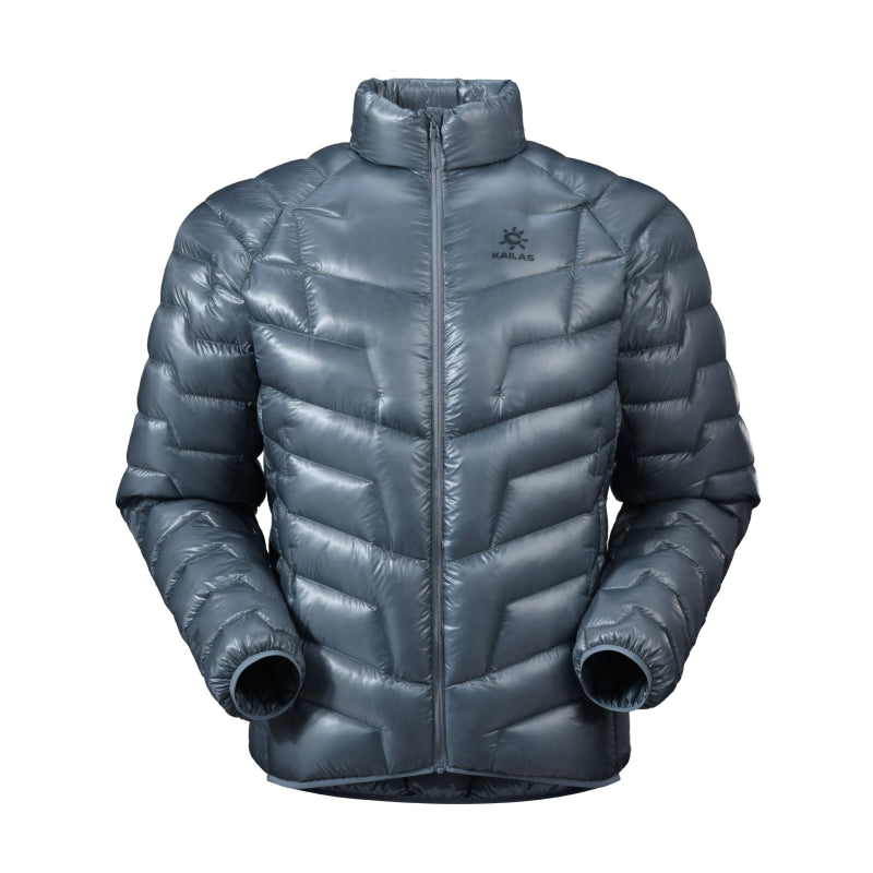 Kailas GT ZERO 900FP Goose Down Stand Collar Jacket Men's-Color-Snow Night Gray