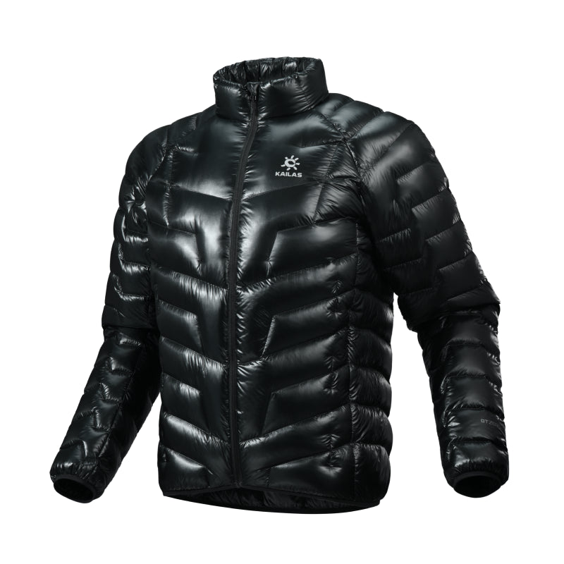 Kailas GT ZERO 900FP Goose Down Stand Collar Jacket Men's-Color-Tricorn Black