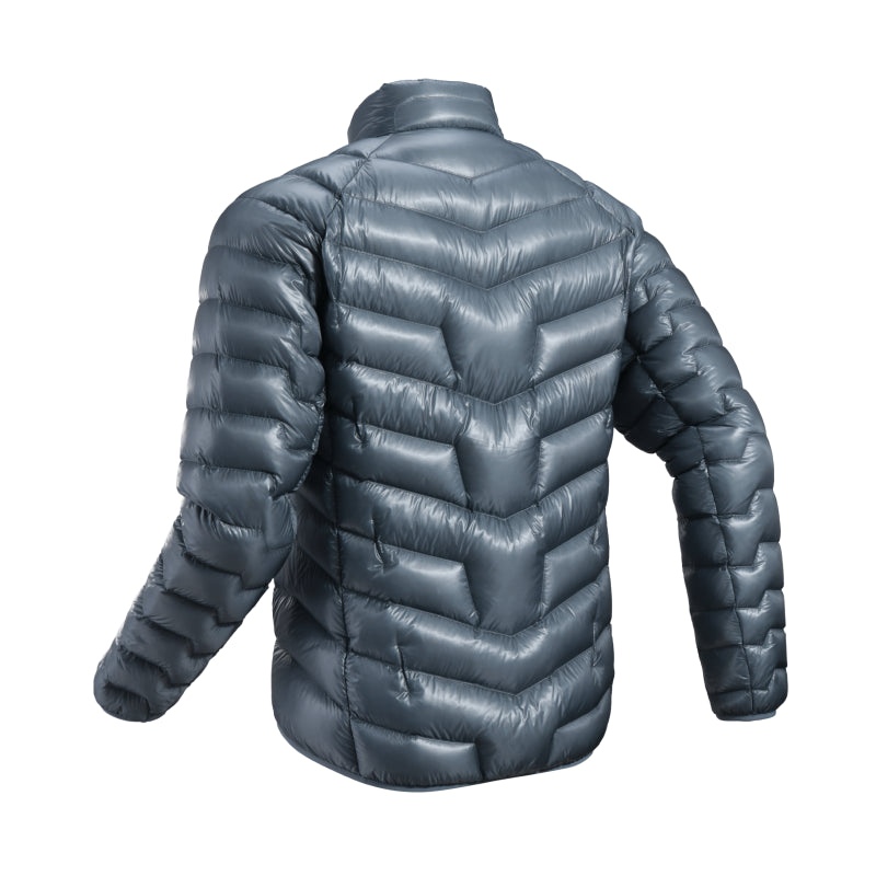Kailas GT ZERO 900FP Goose Down Stand Collar Jacket Men's-Color-Snow Night Gray