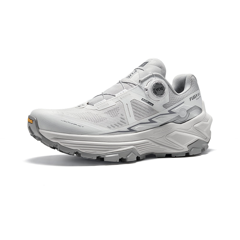 Kailas FUGA EX 3 BOA® Trail Running Shoes Men's-Color-Solid White