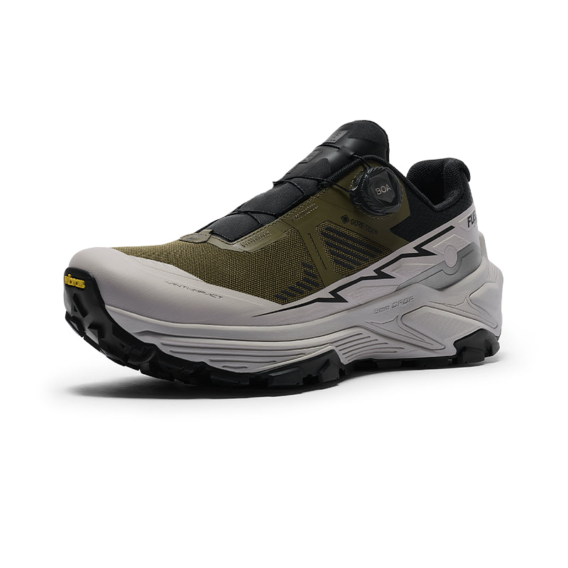 Kailas Fuga EX 3 GTX BOA Waterproof Trail Running Shoes Men's-Color-Weathered Earth Gray