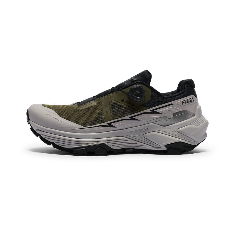 Kailas Fuga EX 3 GTX BOA Waterproof Trail Running Shoes Men's-Color-Weathered Earth Gray