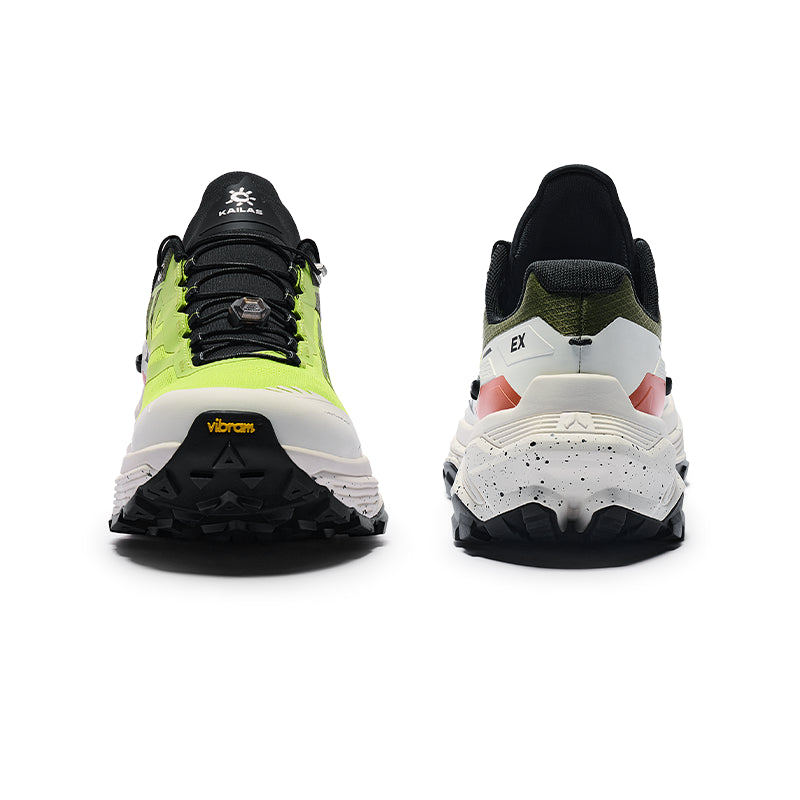 New Kailas FUGA EX 3 Trail Running Shoes Women's-Color-Golden Lemon Spark/Bright Orange