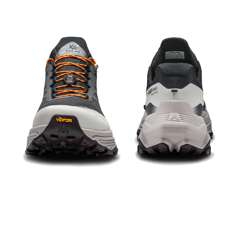 Kailas Fuga EX 3 GTX Waterproof Trail Running Shoes Men's-Color-Ebony Gray/Original/Black