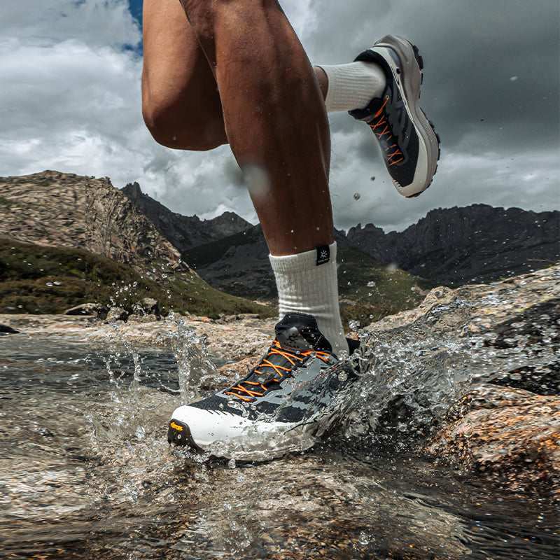 Kailas Fuga EX 3 GTX Waterproof Trail Running Shoes Men's-Color-Ebony Gray/Original/Black