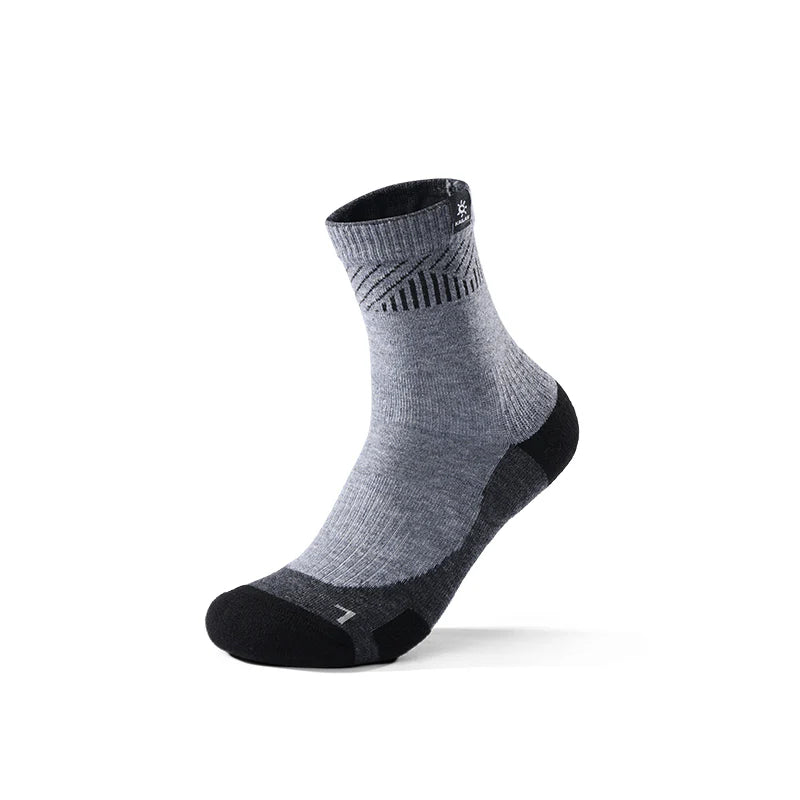 Kailas Mid-Cut Coolmax Hiking Socks Unisex-Color-Dark Gray