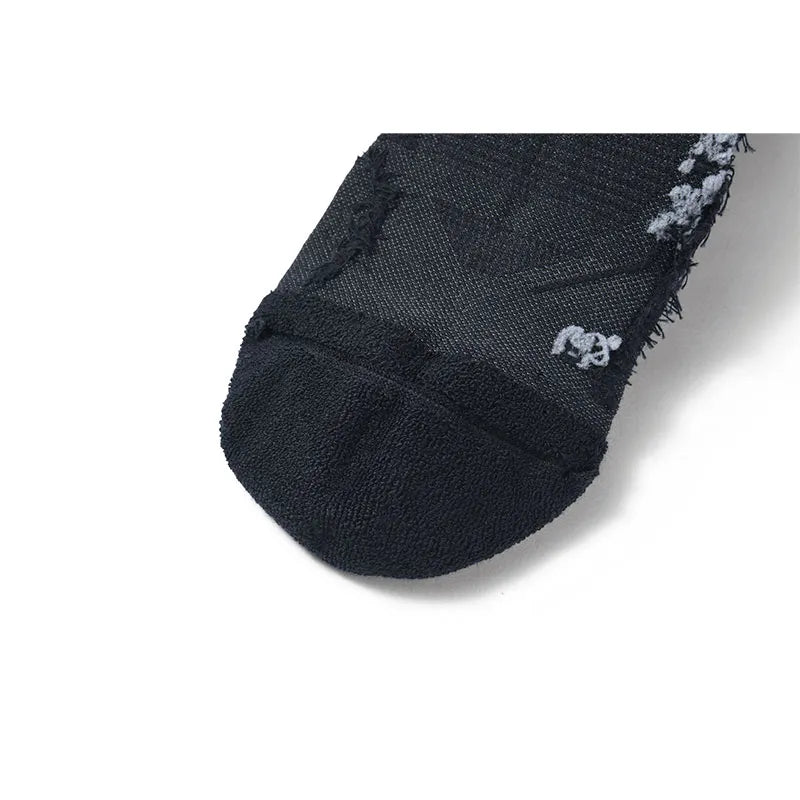 Kailas FUGA Mid-Cut Trail Running Socks Unisex-Color-Black