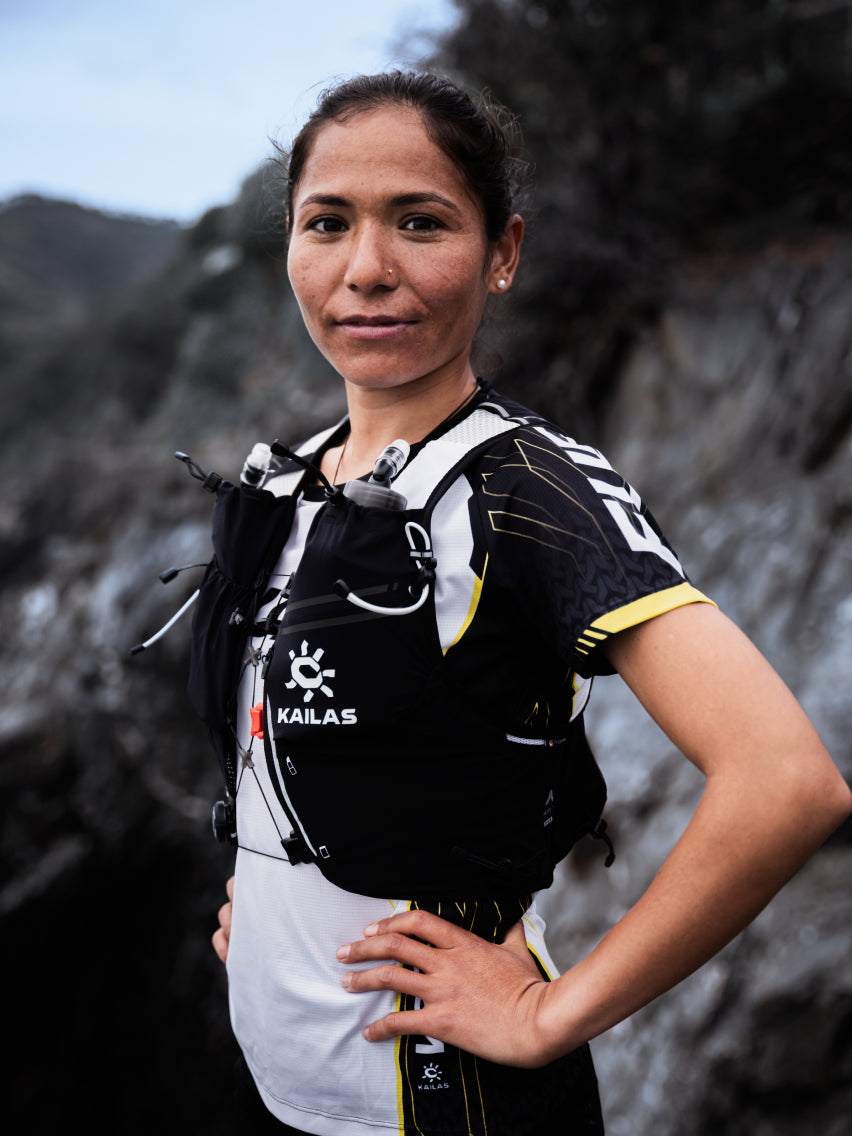 KAILAS FUGA athlete Sunmaya Budha mountain portrait