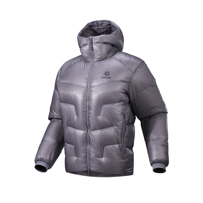 New Kailas 5000GT Alpine 1000FP Hooded Down Jacket Unisex-Color-Mist Purple