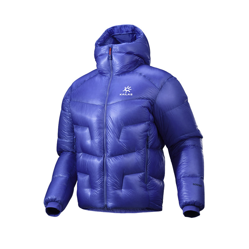 New Kailas 5000GT Alpine 1000FP Hooded Down Jacket Unisex-Color-Lightning Purple