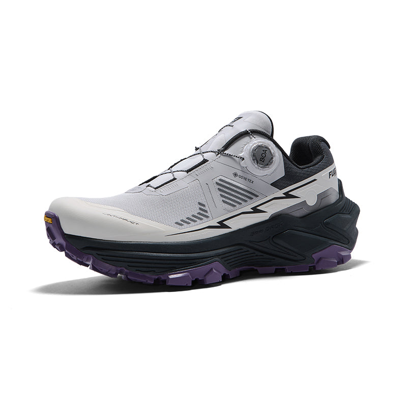 Kailas Fuga EX 3 GTX BOA Waterproof Trail Running Shoes Women's-Color-Light Silver Gray