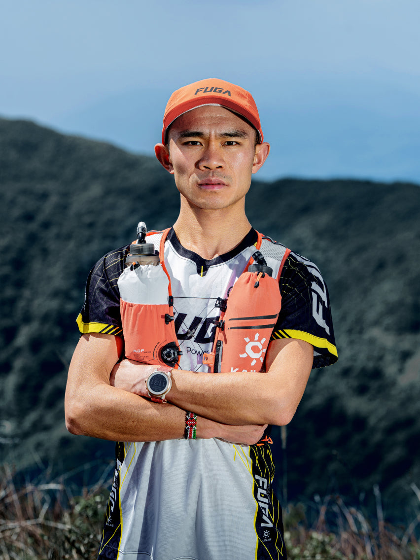 KAILAS FUGA male trail running athlete portrait