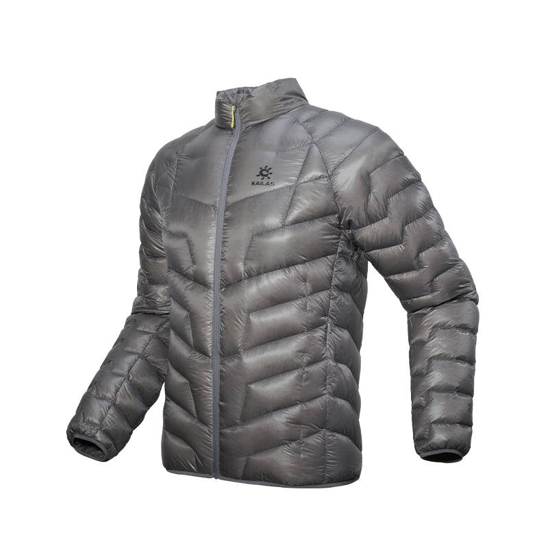Kailas GT ZERO 900FP Goose Down Stand Collar Jacket Men's-Color-gray