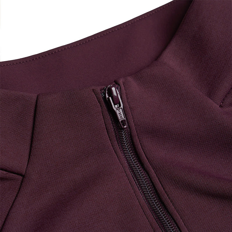 KAILAS FUGA Technical Mock Neck Long Sleeve T-shirt Women’s-Color-red