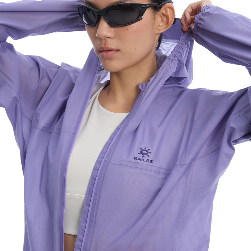 Kailas AERO Light Trail Running Hardshell Jacket Women's-Color-purple