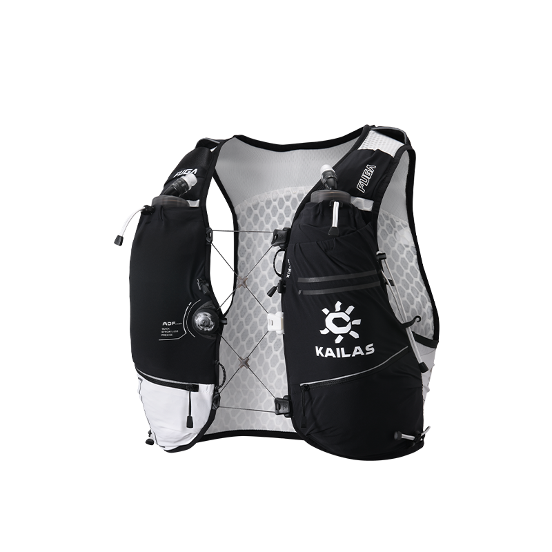 Kailas Fuga Air 13 II Trail Running Vest Pack Unisex-Color-Black And White