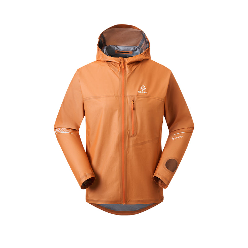 Kailas AERO GTX Trail Running Hardshell Jacket Men's-Color-Golden Orange