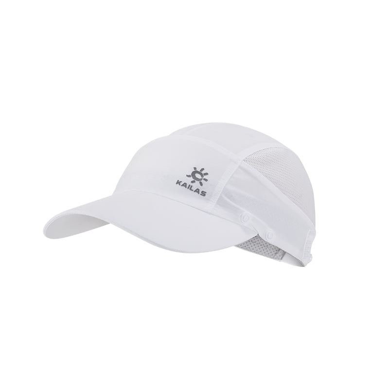 Kailas Neck Flap Baseball Cap-Color-white