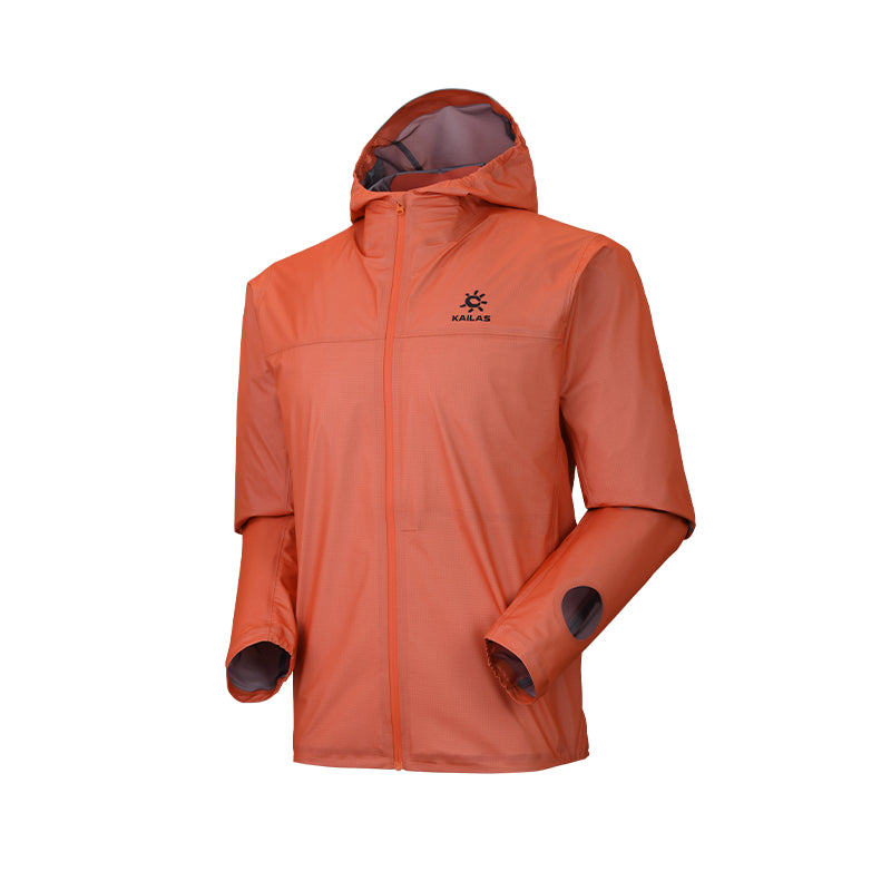 Kailas AERO GTX Trail Running Hardshell Jacket Men's-Color-orange
