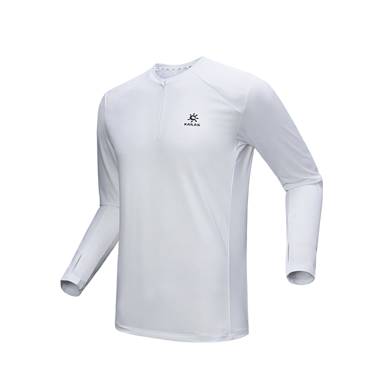 KAILAS FUGA Men's Half Zip Long-Sleeve | AirBridge Trail Running