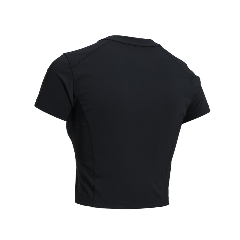 KAILAS Short Sleeve Zip T-shirt Women’s-Color-Black