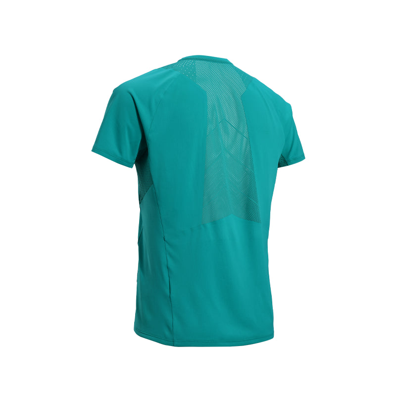 KAILAS Crew Neck Short Sleeve Functional T-Shirt Men's-Color-Teal