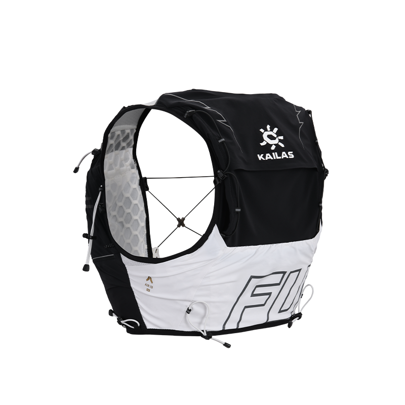 Kailas Fuga Air 13 II Trail Running Vest Pack Unisex-Color-Black And White