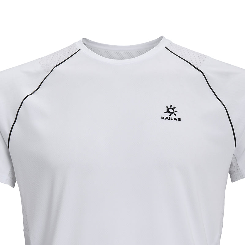 KAILAS Crew Neck Short Sleeve Functional T-Shirt Men's-Color-White