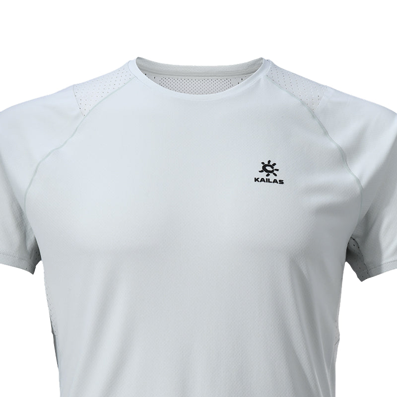 KAILAS Crew Neck Short Sleeve Functional T-Shirt Men's-Color-Light Blue