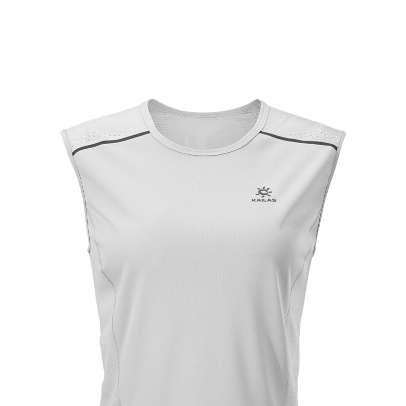 Kailas FUGA Wide Shoulder Running Tank Women's-Color-white
