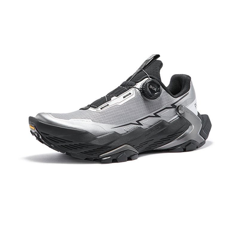 New Kailas FUGA BLACK SOLITUDE DU 2 BOA® Trail Running Shoes Men's-Color-gray