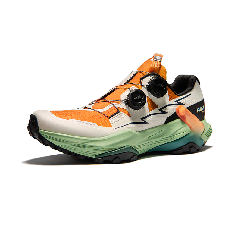 Kailas FUGA DU Dual BOA® Low Trail Running Shoes Men's-Color-orange