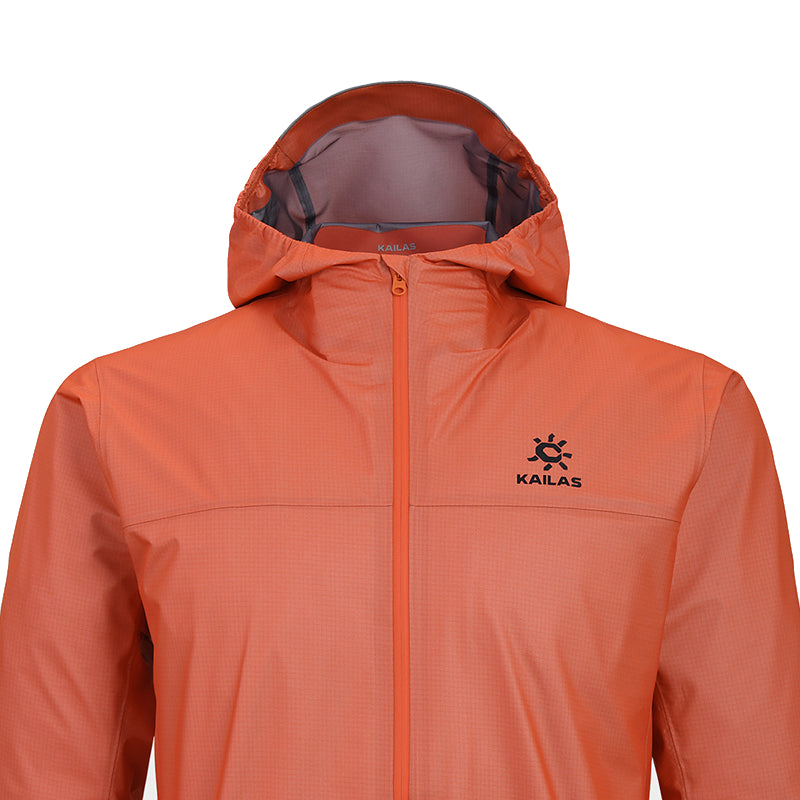 Kailas AERO GTX Trail Running Hardshell Jacket Men's-Color-orange