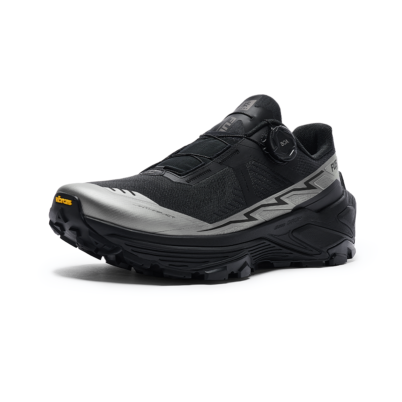 Kailas FUGA EX 3 BOA® Trail Running Shoes Women's-Color-Black/Titanium Gray