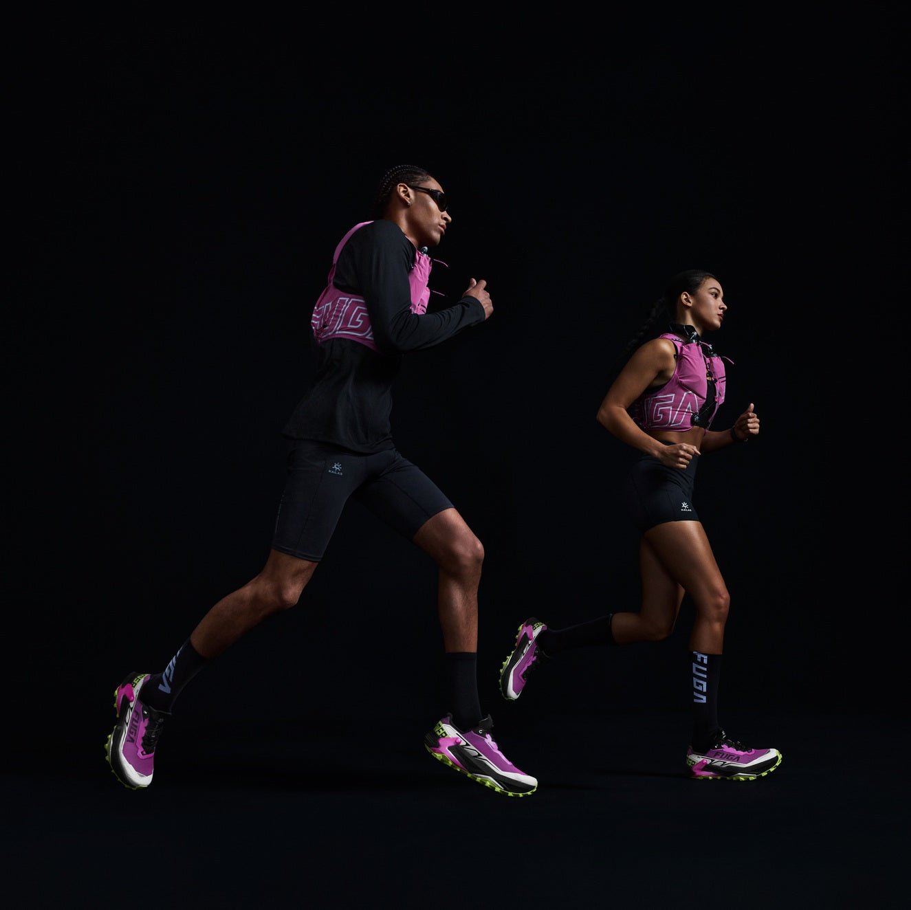 Kailas FUGA DU MONSTER Trail Running Shoes Men's-Color-Electric Pink
